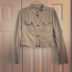Michael Kors XL crop Khaki Jacket